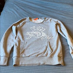 KTM dirt bikes ladies crew neck with front pocket